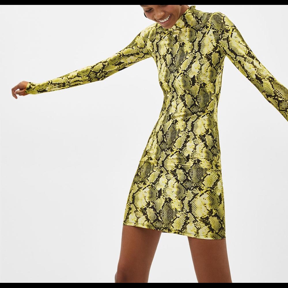Snakeskin Neón dress